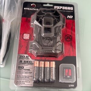 Stealth Cam Trail Camera with Red Packaging